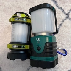 LEランタンと懐中電灯とミニマライトとSOTOの専用天板5点セットの画像