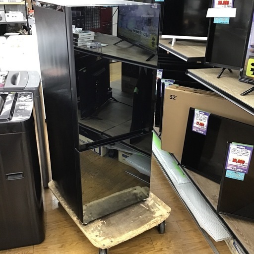 #H-59【ご来店頂ける方限定】Hisenseの2ドア冷凍冷蔵庫です