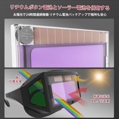 新品　GEOSTAR 溶接メガネ 自動遮光防護シールド10枚付きの画像