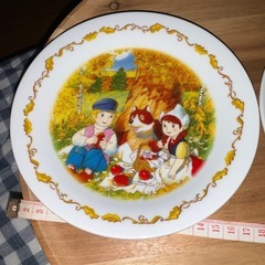 世界名作劇場のケーキ皿　2枚の画像