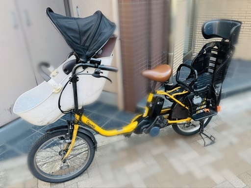 先着優先！破格ギュットクルームDX【2022年7月購入】パナソニック Panasonic BE-ELFD033Y2 [電動アシスト自転車 20型 コンビコラボモデル16Ah 内装3段