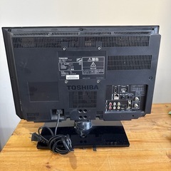 TOSHIBA REGZA 液晶テレビ  19V型　2011年製　※リモコン欠品の画像