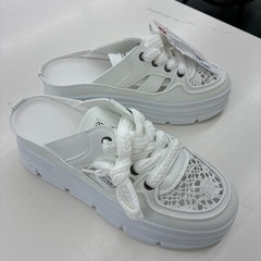 リユースのサカイ東金店　厚底サンダル（ソール6.5cm）婦人LLサイズ　 TJ14300の画像
