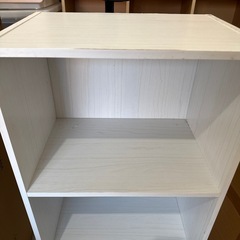 カラーボックス　ホワイトの画像