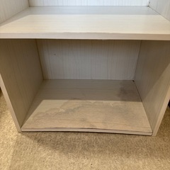 カラーボックス　ホワイトの画像