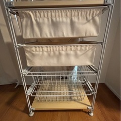 差し上げます！無印　メタルラックの画像