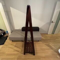 ハンガーラック　木製（高さ161cm×幅74㎝×奥行45cm）の画像
