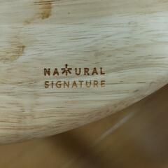 natural signature★ラウンドスツール★4脚セット★天然木★イス★チェアの画像