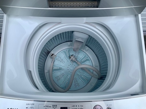 【値下げ】【激安】全自動洗濯機　アクア　4.5kg  21年製　AQW-S45J