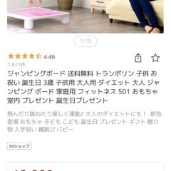 8/31 15時〆 PUPPY ジャンピングボード　ボード型トランポルンの画像