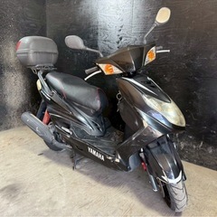 ★支払い総額8.4万円★走行テスト済み！早い者勝ち！ヤマハ シグナスX2型SR SE44J 国内2型キック付き！リアボックス、リアキャリア付き！の画像