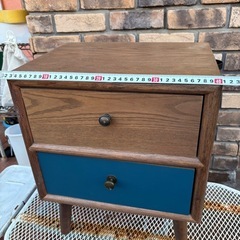 可愛いチェスト　　2段の引き出し　の画像