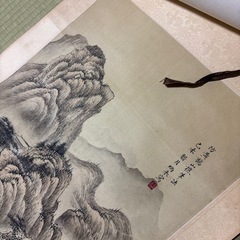 昭和 アンティーク 掛け軸の画像