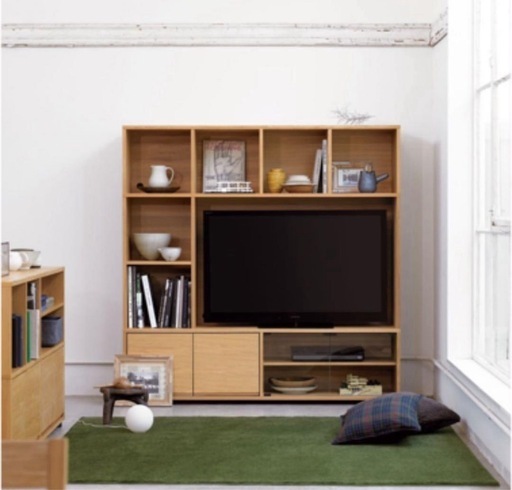 ★coco★　無印良品　スタッキングキャビネット　テレビボード　AVボード 無印良品 スタッキングキャビネット テレビボード