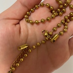 s.steel ボールチェーンネックレスの画像