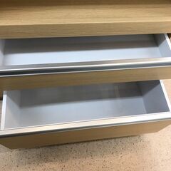 【ジャングルジャングル岩出店】【B34】食器棚 ナチュラル 幅105cm×奥行44cm×高さ184cm 中古 家具 和歌山 岩出市 紀の川市 海南市の画像