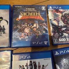 PS4のゲームソフトセットの画像