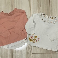 ［80サイズ］長袖　子供服 ベビー服　まとめ　トップス長袖　ロンTの画像