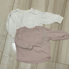［80サイズ］長袖　子供服 ベビー服　まとめ　トップス長袖　ロンTの画像