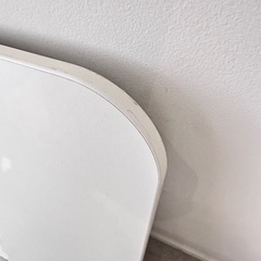 ●無料●高さ調整可能　IKEA BEKANT 白テーブル 大の画像