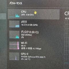 PC ,3060ti,モニター,モニターアームの画像
