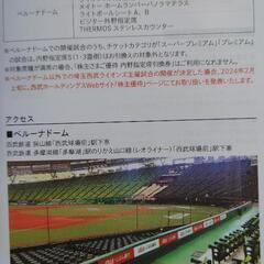 西武ライオンズ　内野指定席引換券 2025　5枚の画像