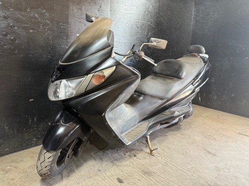 ★支払総額4.8万円★買取強化中！ まずはカンタン無料査定まで！ スズキ スカイウェイブ250 黒 CJ43A 人気のスカブ！ 激安250cc！ バッテリー新品！ カスタムベースに♪