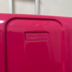 SUNCO　スーツケース　キャリーバッグ　ピンク　大きいサイズの画像