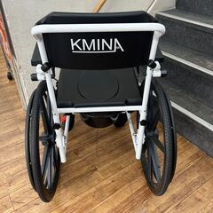 ▼値下げ▼【新品・未使用】車椅子 KMINA PRO  入浴用車いす 介護用車いす シャワーチェア 便器付き シャワー シャワー便器車椅子 参考価格55,080円🚚自社配送時💳代引き可🚚(現金、クレジット、スマホ決済対応)の画像