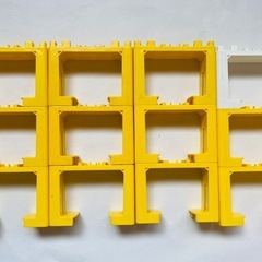 プラレール ミニ橋脚&ブロック橋脚（側面フラットタイプ）セットの画像