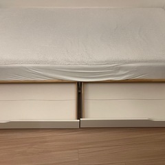 収納付きベットフレーム(シングル)の画像