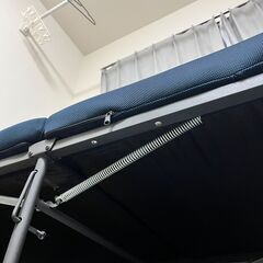 【 受け渡し予定決まりました】　
シングル折り畳みベッド（LIFELEX 折り畳み高反発ベッド　ＮＶ／ＢＫ　１００２１０－４５５）の画像