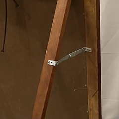 【武蔵小山店】ミラー ウッドフレーム 姿見 スタンドミラー 立て掛け 全身鏡 ウォールミラー 鏡　自立式の画像