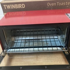ツインバード TWINBIRD オーブントースター　レッド TS-4034Rの画像