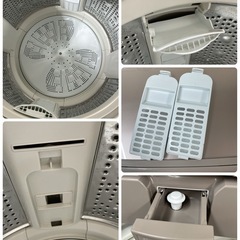 R708 ☀️ ジモティー限定特別価格！ HITACHI 洗濯機 （洗濯10㎏) 18年製 BW-V100C ⭐ 動作確認済 ⭐ クリーニング済の画像