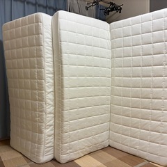 無印良品　洗えるマットレス　ダブル　3分割の画像