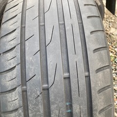 国産235/55R18TOYO4本SET溝良好の画像