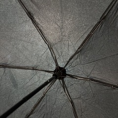 水色折りたたみ傘の画像