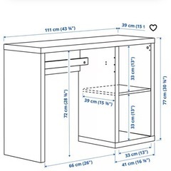 IKEA 勉強デスクの画像