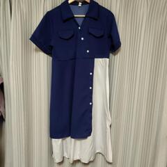 シャツ型ワンピース　L寸の画像