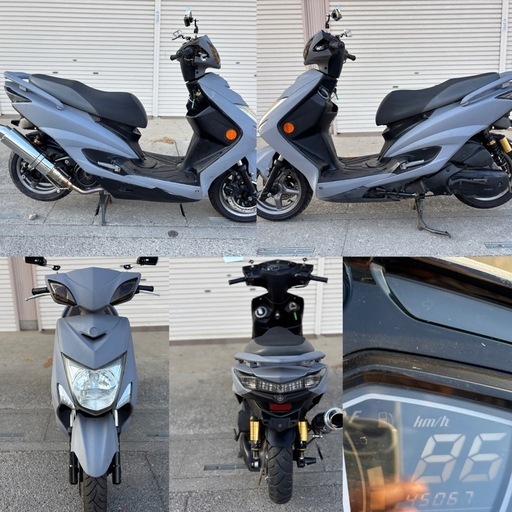 ⭐️3型.シグナスX125SRちょいカスタム⭐️プラグ・グリップなど新品