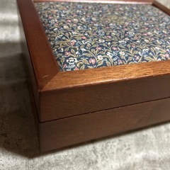 木製　レトロコレクションボックスの画像