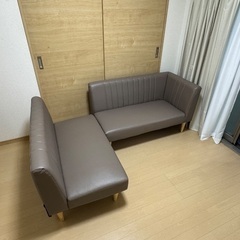 【9/7まで】墨田区引き取り可能な方！ダイニングソファ　美品の画像