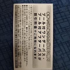 よみうりランドプールチケットの画像