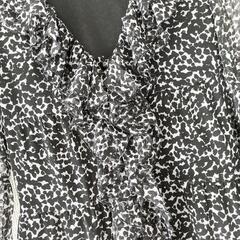 シフォンひざ下ワンピース S〜M細身　の画像