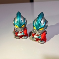 ウルトラマン フィギュア 2体セット 水鉄砲 ウルトラマンギンガの画像