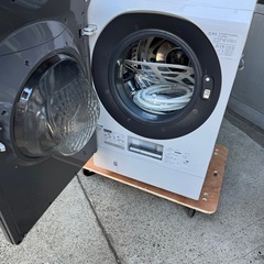 SHARP シャープ ドラム式洗濯機【ES-W111-SL】2019年製の画像