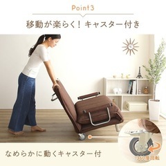 RASIK　3way ソファーベッド ネイビーの画像