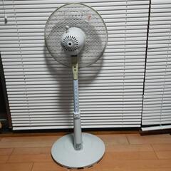 扇風機（山善LR-CMH30ブルー）リモコン付の画像