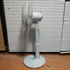 扇風機（山善LR-CMH30ブルー）リモコン付の画像